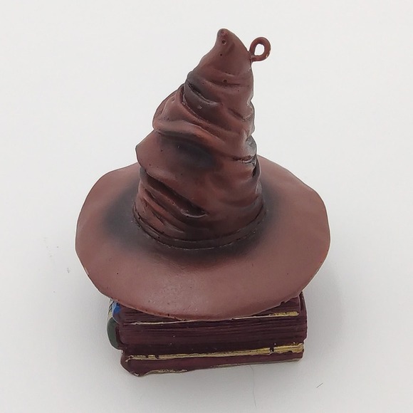 Harry Potter Sorting Hat Ornament Resin Hand Painted Magic School Books - Picture 3 of 10